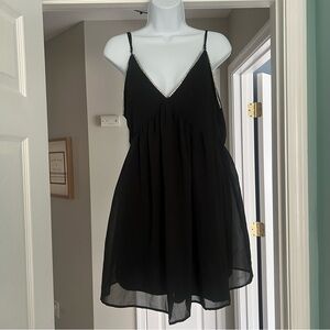 Forever 21 Black Dress with Rhinestone Accents